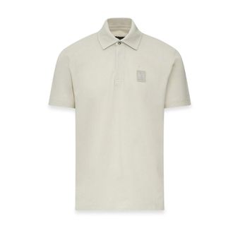 Belstaff Polo Shirts, male, Beige, XL, Curator Polo