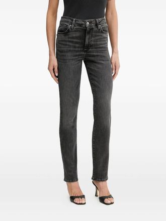 BOSS Jeans met logopatch - Grijs