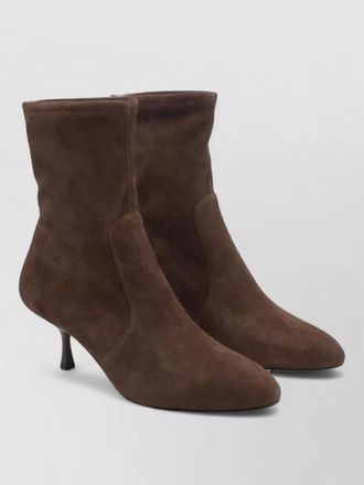 Stuart Weitzman suede leather booties