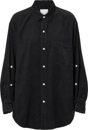 Citizens Of Humanity Kayla Corduroy Shirt - Dames - Overhemden - Zwart - XS - Katoen - Overhemden