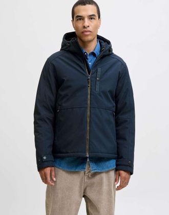 Jack & Jones Giacca softshell color sky captain-Grigio