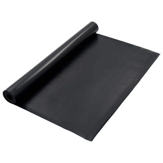 vidaXL Alfombra Para El Suelo Negro 1,2 X 5 M Goma Vidaxl