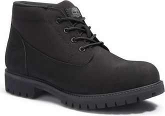 Timberland Premium Waterproof Lace-Up Chukka Boot in Black Nubuck at Nordstrom, Size 11.5