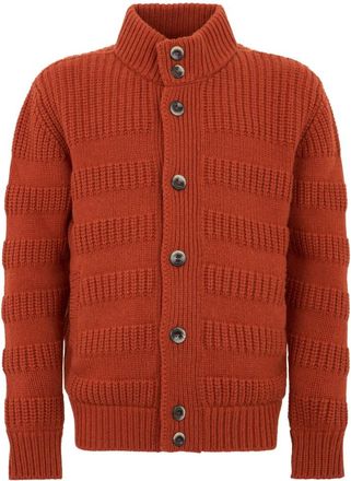 Herno Heren, Truien, Oranje, Maat: XL Kasjmier