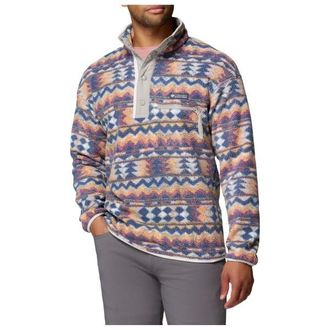 Columbia Helvetia II Printed Half Snap Fleece Fleecepullover f&uuml;r Herren | grau