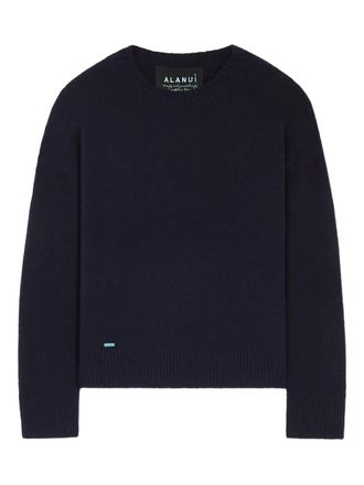 Alanui crew-neck sweater - Blue