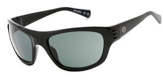 Harley-Davidson HD0982X Polarized 01R Mens Sunglasses Black Size 61