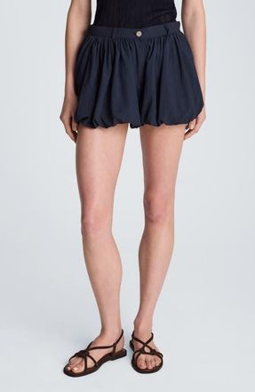 Kenneth Cole Balloon Hem Shorts in Dark Navy at Nordstrom, Size 10