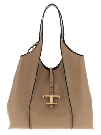 Tod's Beige Calfskin Tote Womens Bag