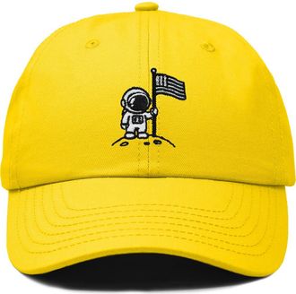 Dalix Moon Mission Dad Cap in Gold at Nordstrom