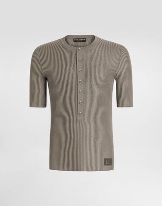 Dolce & Gabbana Serafino M/c - Man Sweaters And Cardigans Beige 46