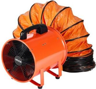 OEM Bauventilator 300-w-ac-motor Baugebl&auml;se 2810 U/min Baul&uuml;fter Gebl&auml;se 1214 L/s (2574 Cfm) Axiall&uuml;fter 10 M Schlauch Axialgebl&auml;se 79 Db Ger&auml;uschpegel In
