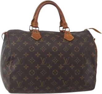 Louis Vuitton Pre-owned Handbags, female, Brown, Size: ONE SIZE Pre-owned Vintage Canvas Handbag