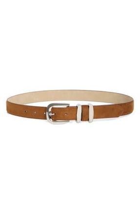 Steve Madden Faux Suede Keeper Belt in Tiramisu at Nordstrom Rack, Size X-Large