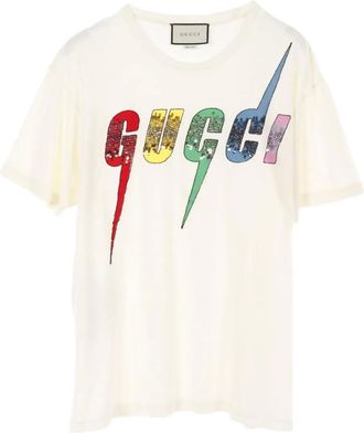 Gucci T-shirt con logo Blade anni 2010 - Toni neutri