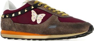 Valentino Garavani Stud-Up Sneakers - Brown