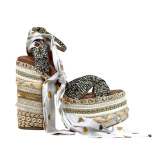 Kurt Geiger Wedges, female, Beige, Size: 10 US High Heel Sandals