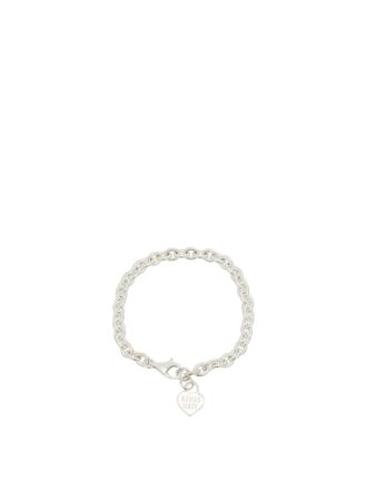 Human Made Von Menschenhand gefertigtes silbernes Herz-Armband