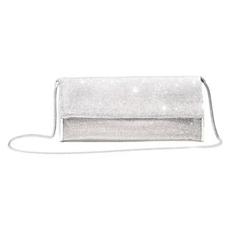 Benedetta Bruzziches Kate - James Bond - Dames - Clutches - Grijs - ONE Size - Satijn - Tassen