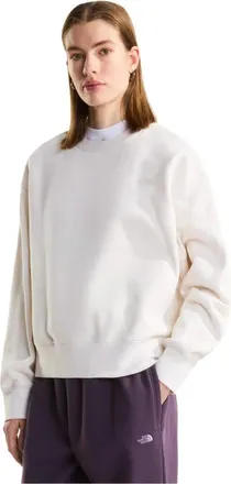 The North Face Fitness, Dames, Wit, S, Katoen, Essential Simple Dome Boxy Oversized Sweatshirt