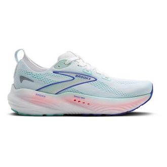 Brooks Womens Glycerin 22 - Running Shoes White/Limpet Shell/Amparo Blue Size 10.0