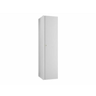 Mirjan24 Mobilier1 - Armario Hartford 393, Blanco, 186x40x44cm, Puertas De Armario: Con Bisagras, N&uacute;mero De Estantes: 0