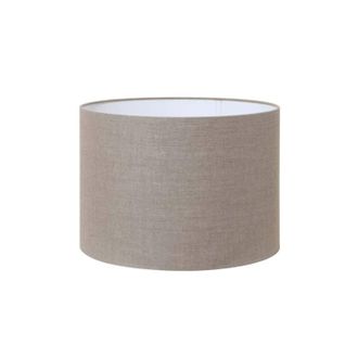Light & Living Pantalla De L&aacute;mpara - Dark Linen - Gris - Textil - Light&living