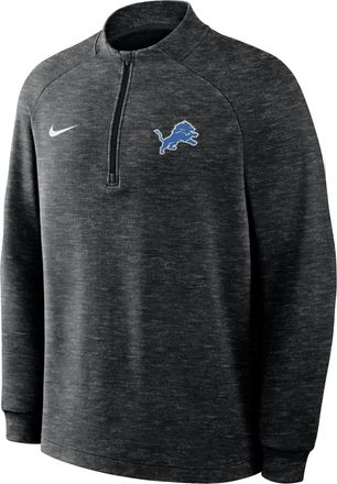 Nike Detroit Lions Par Nike Mens Therma-FIT NFL Half-Zip Pullover in Black | 068F00H9J-P8H