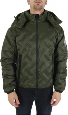 Emporio Armani Emporio Armani Ea7, Heren, Jassen, Groen, Maat: 2XL Polyamide