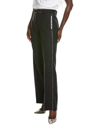 Paris Georgia Paris Georgia Python Wool-Blend Tailored Trouser