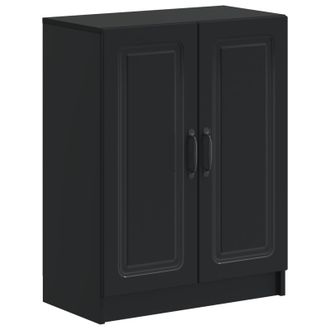 vidaXL Armario De Almacenamiento Para Ba&ntilde;o Utrecht Negro Vidaxl