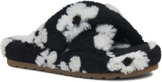 Sanuk Yoga Dreamstate Slipper in Black Daisy at Nordstrom, Size 10