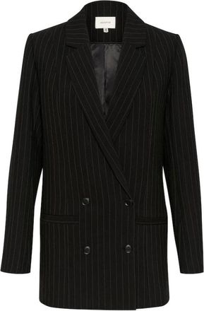 Gestuz Pinstripe Blazer - Dames - Blazers - Zwart - S - Jassen