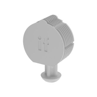 OEM Herraje De Uni&oacute;n Peanut 1 Acabado Gris, Blanco (200u) Acabado Gris Metal