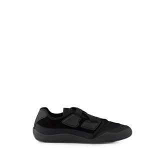 Prada Speedrock Leather And Mesh Fabric Sneakers