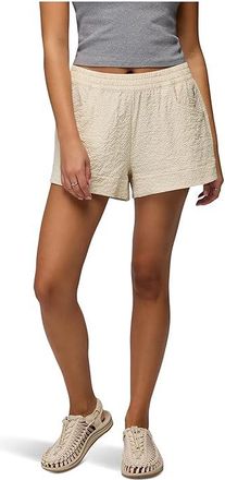 Prana Coastal Sol Shorts Womens Shorts Stone : LG 3, Polyester