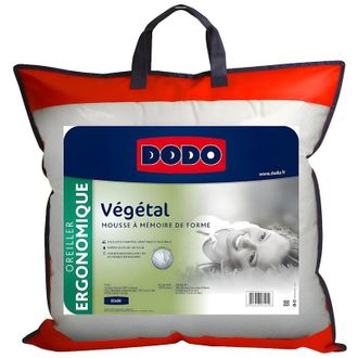 Dodo Dodo - Guanciale ergonomico memory foam vegetal - 60 x 60 cm
