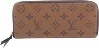 Louis Vuitton Pre-owned Wallets, female, Brown, Size: ONE SIZE Pre-owned Long wallet (bi-fold)