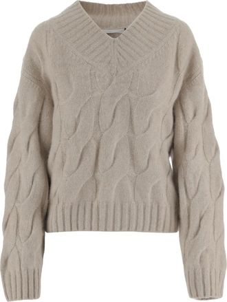 Allude Donna, Maglie, Beige, S, new