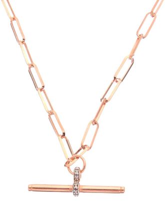 Meshmerise 18K Over Silver 0.06 Ct. Tw. Diamond Necklace
