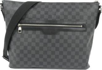 Louis Vuitton Graphite Coated Canvas Shoulder Bag (Pre-Owned)