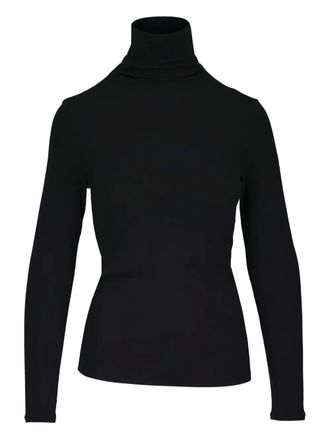 AG - Adriano Goldschmied Chels turtleneck cardigan - women - Lyocell/Spandex/Elastane - L - Black