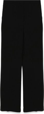 Mark Kenly Domino Tan Zwarte Dart Detail Broek - Dames - Straight fit broeken - Zwart - S - Broeken