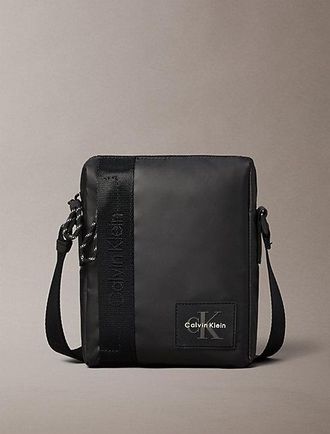Calvin Klein Bolso Reporter Con Parche Logo Monograma