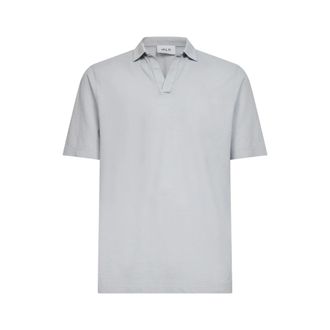 D4.0 Polo Shirts, male, Gray, Size: 3XL V-neck Collared T-shirt