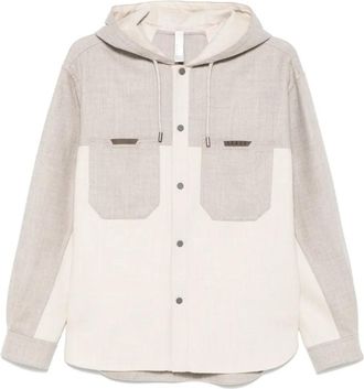 Sease Giacca-camicia con cappuccio - Toni neutri