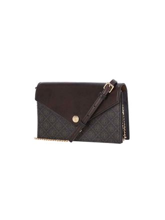 Tory Burch Womens Wallets Brown Cotton