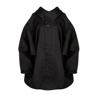 Yeezy by Kanye West T Cut Parka - Dames - Mantels - Zwart - Maat: S Zijde