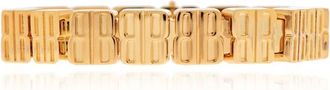 Balenciaga Nano Mini Link Armband - Dames - Armbanden - Geel - L - Accessoires