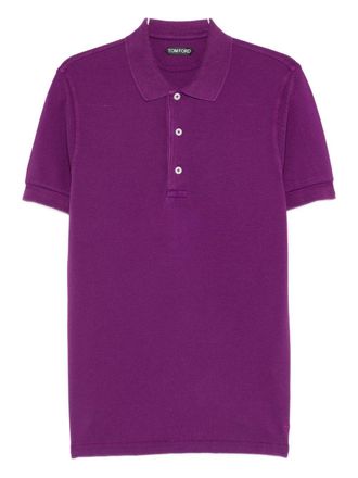 Tom Ford Mens Cotton Blend Polo Shirt